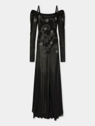 robe longue en jersey 1 2 330x439 - Robe longue en jersey